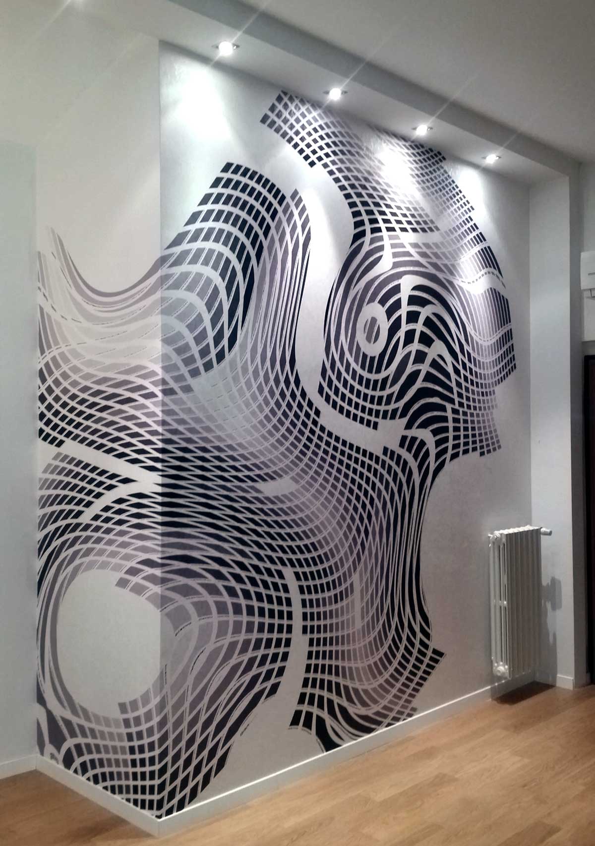 Wallpaper in stampa latex anallergica, abitazione privata